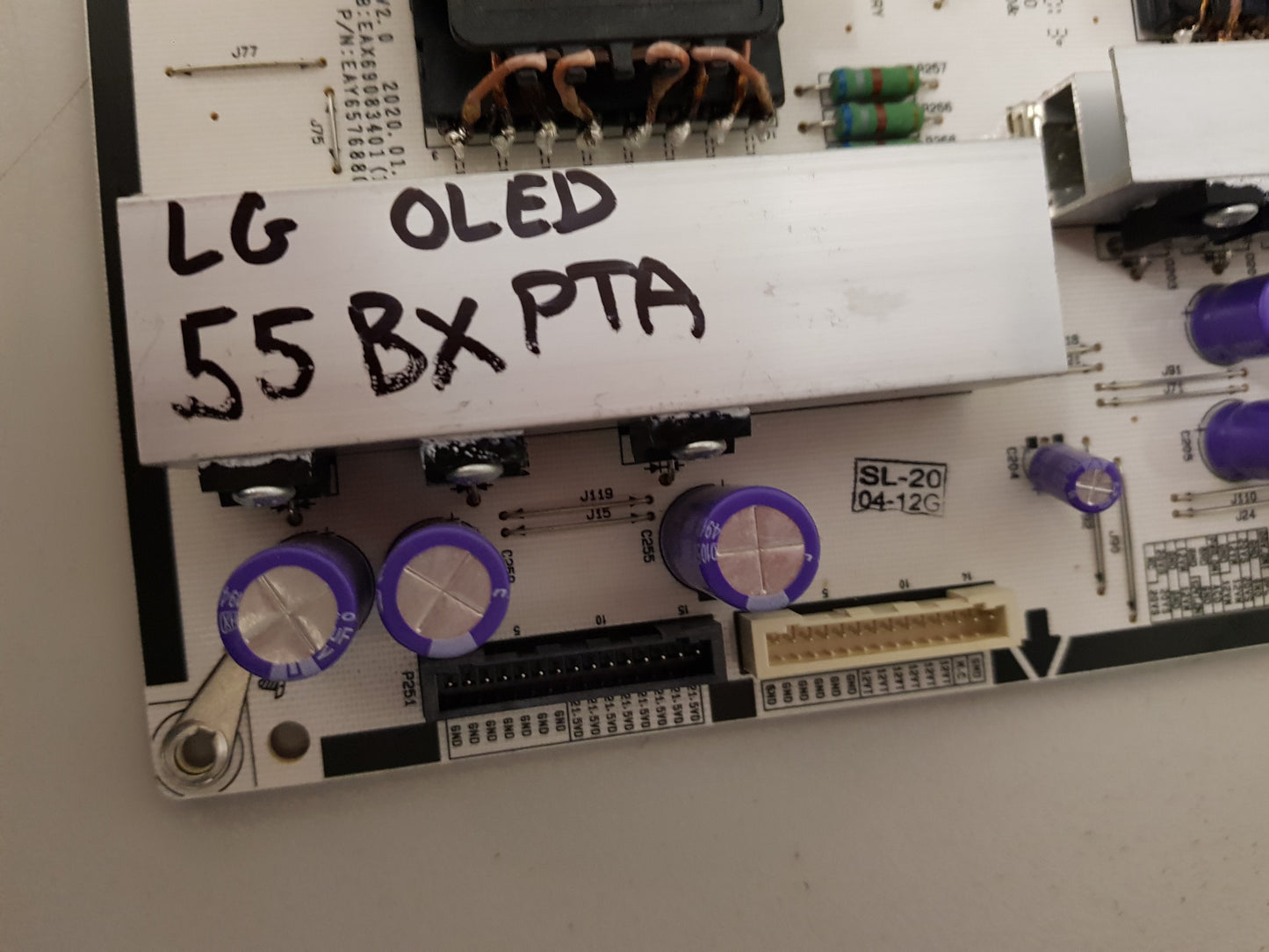 LG OLED 55BXPTA POWER SUPPLY BOARD EAY65768801 / EAY65768823 LGP55BX-200P