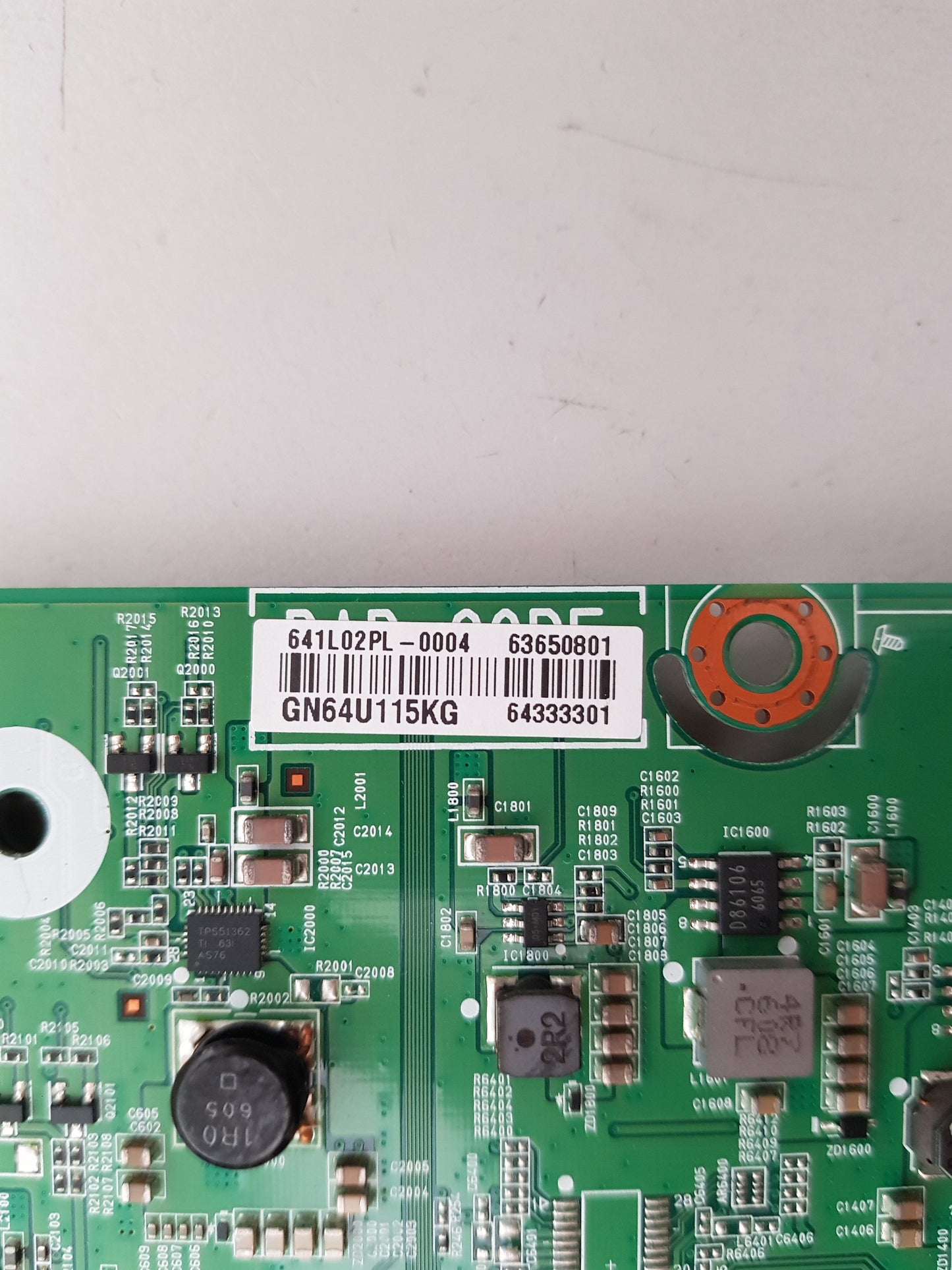 LG 49UH652T .TA.BAUFLJD MAIN BOARD EAX66804605 1.1 63650801 64333301