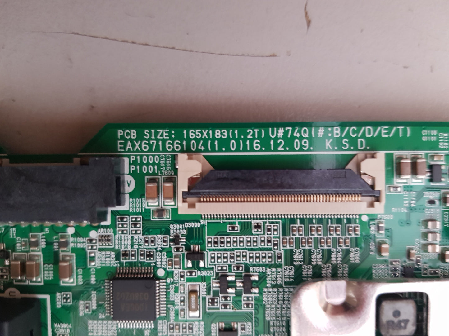 LG 75UJ657T -TA.AAUYLH MAIN BOARD EAX67166104 1.0 EBU64125701 64081801
