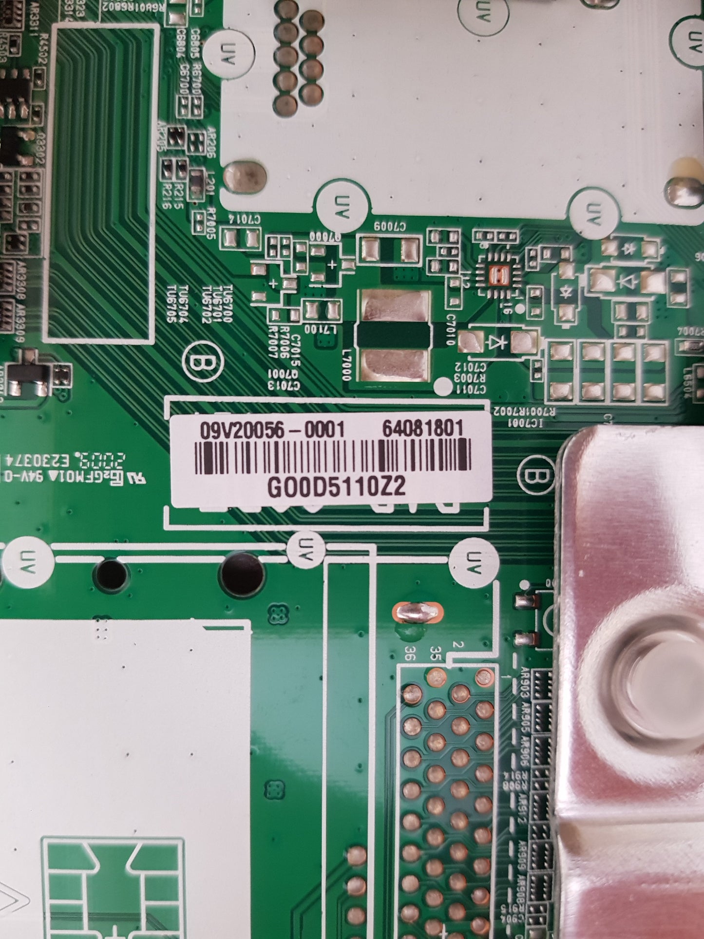 LG 75UJ657T -TA.AAUYLH MAIN BOARD EAX67166104 1.0 EBU64125701 64081801