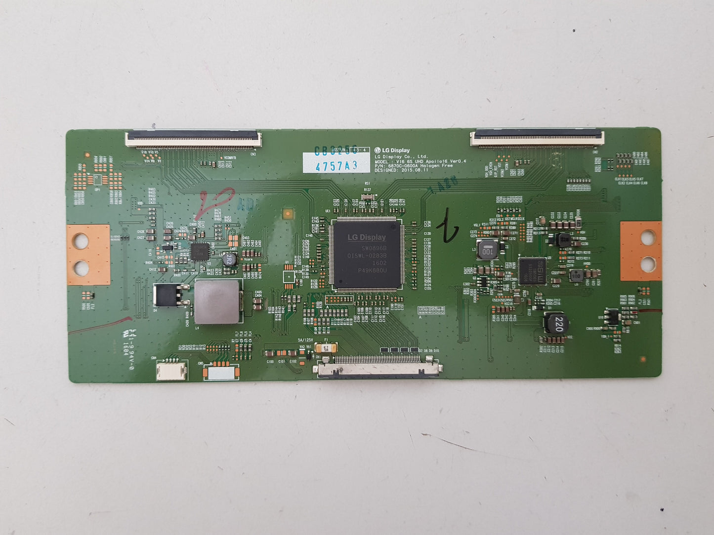 LG 65UH652T T-CON BOARD 6871L-4757A 6870C-0600A