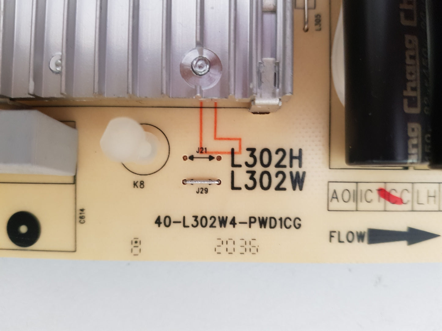 TCL 65C815 POWER SUPPLY BOARD L302W 40-L302W4-PWD1CG 08-L302W58-PW200AC