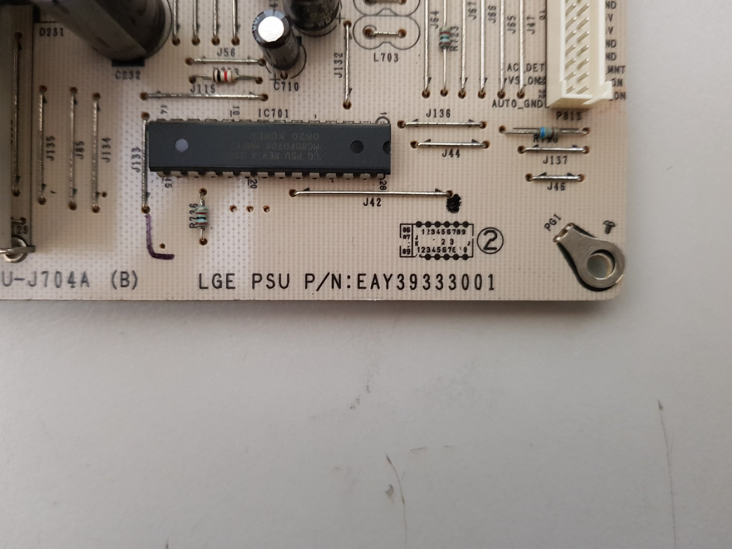 LG 42PG20 POWER SUPPLY BOARD EAY39333001 PSPU-J704A 2300KEG023B-F