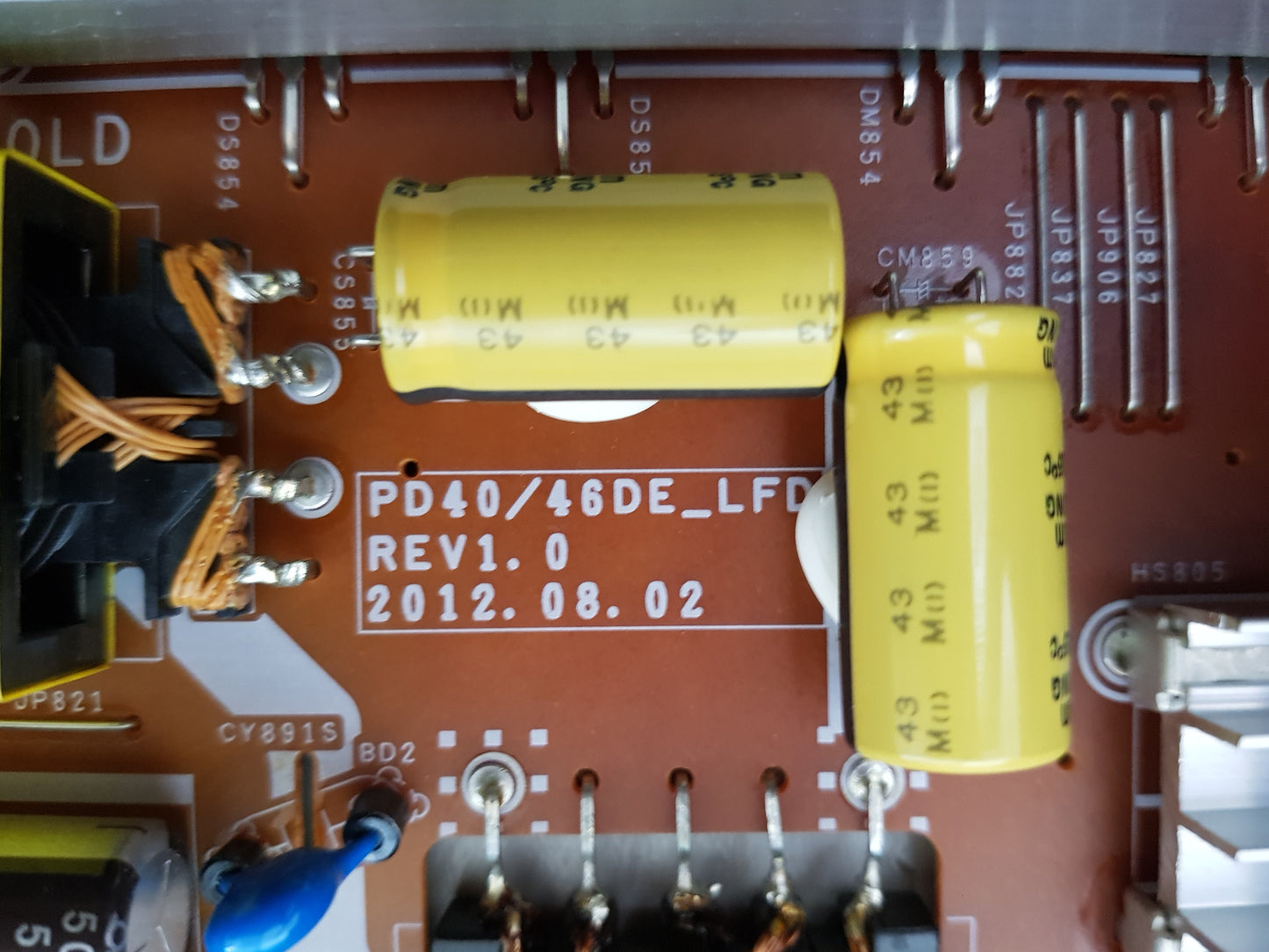 SAMSUNG LH40PECPLBC/XY POWER SUPPLY BOARD BN44-00570A PD40/46DE_LFD