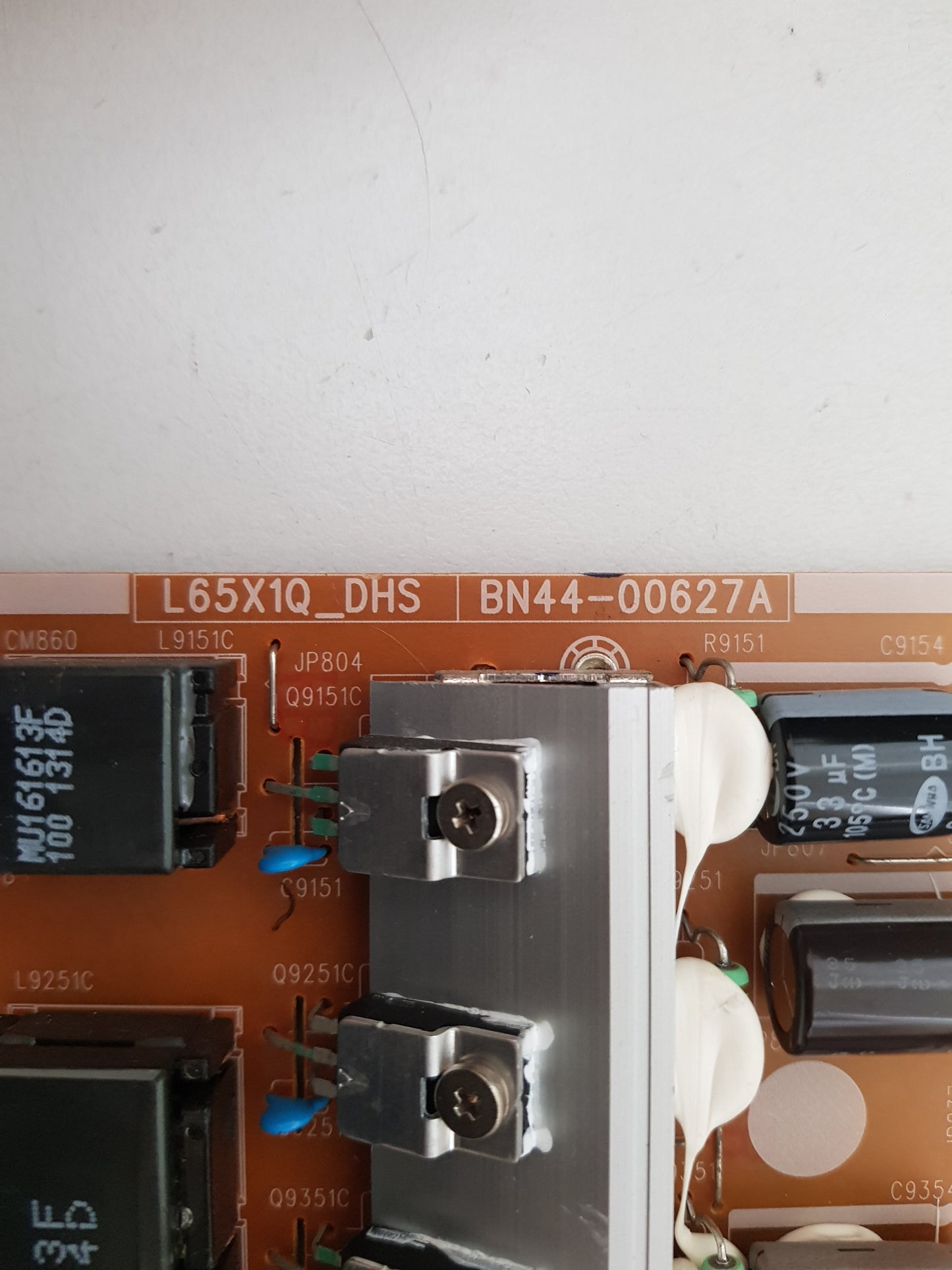 SAMSUNG UA65F6400 POWER SUPPLY BOARD BN44-00627A L65X1Q_DHS