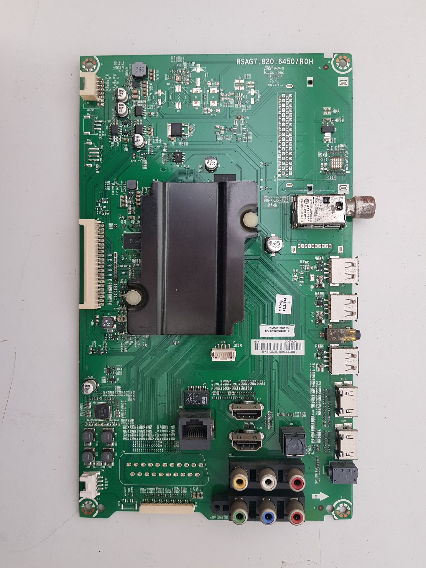 HISENSE 65K3500PW MAIN BOARD RSAG7.820.6450 LTD65K3500WAU 187595