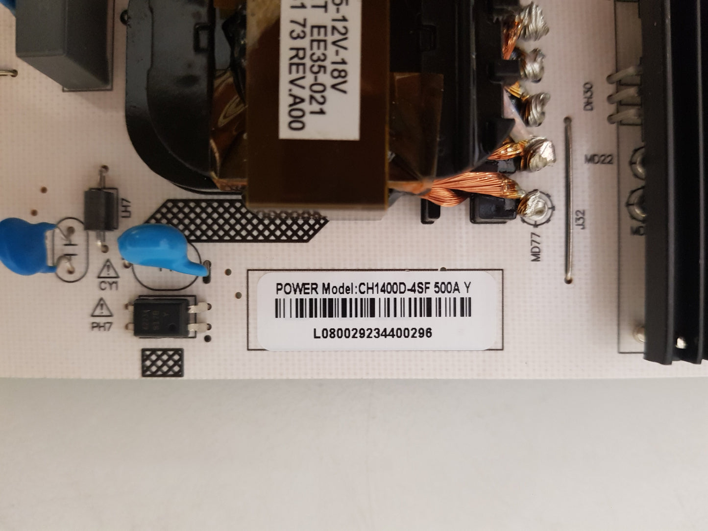 KOGAN KAQL85X98GSTA POWER SUPPLY BOARD CH1400D-4SF 500A Y