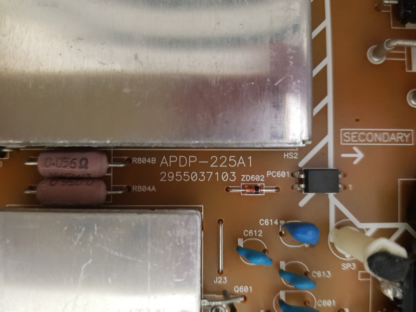 SONY KD- 65X8500E POWER SUPPLY BOARD GL72 APDP-225A1 147468511 2955037103