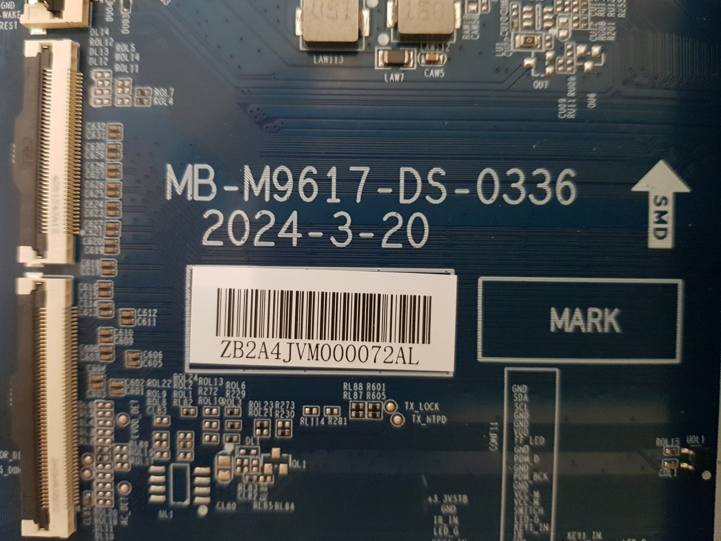 KOGAN KAOD65X98STA MAIN BOARD MB-M9617-DS-0336