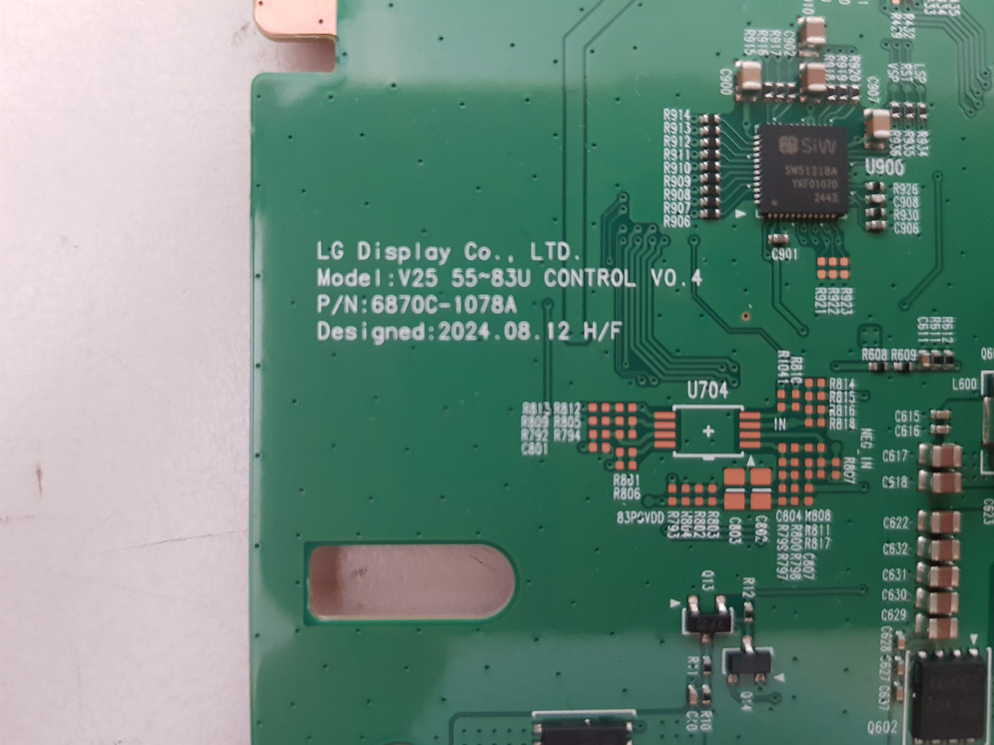SAMSUNG QA55S85FAE XXY (VER WA01) T-CON BOARD 6870C-1078A 6871L-8114A