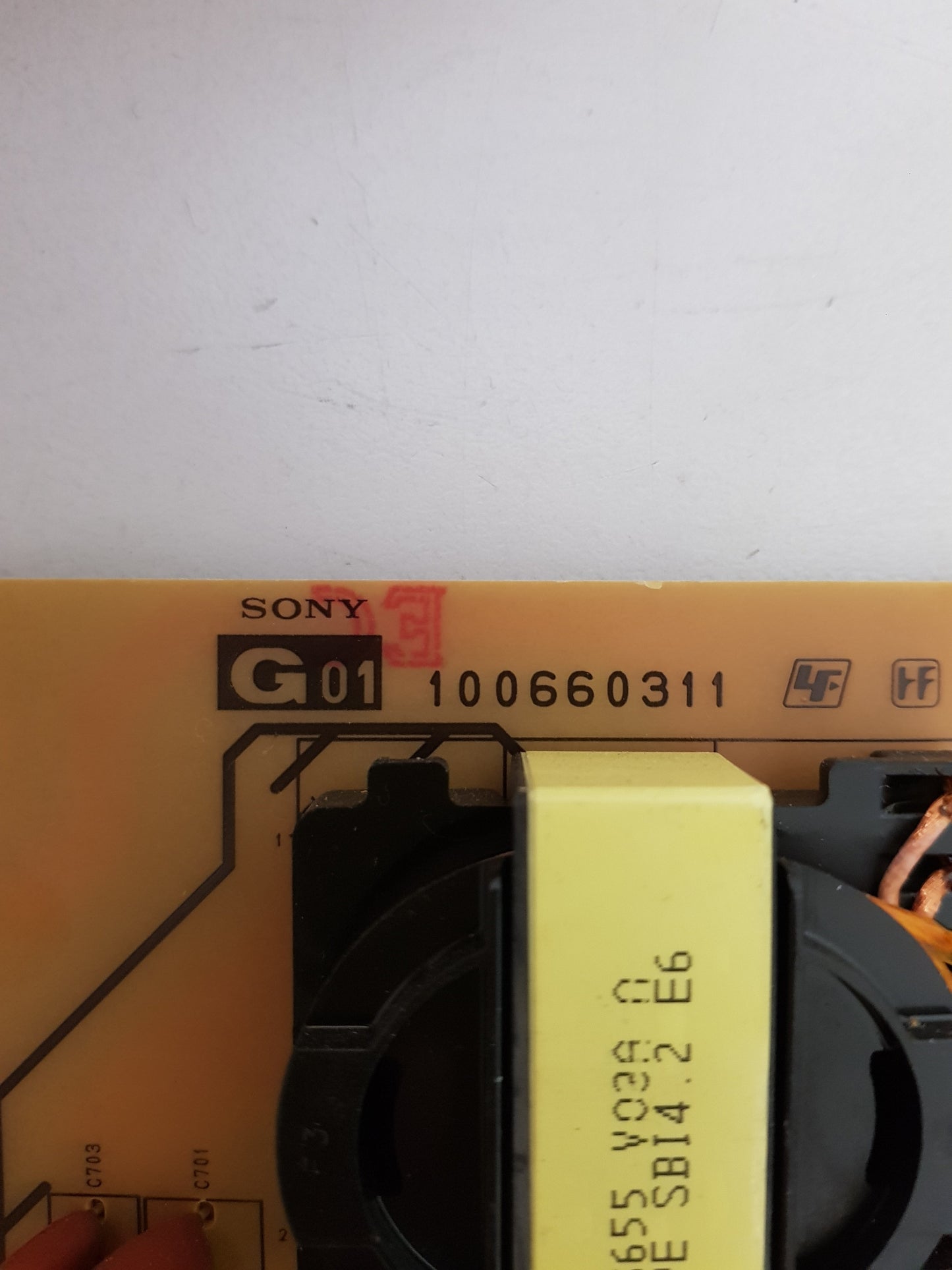 SONY KD- 55X9500H POWER SUPPLY BOARD G01 100660311 100611012 APS-435