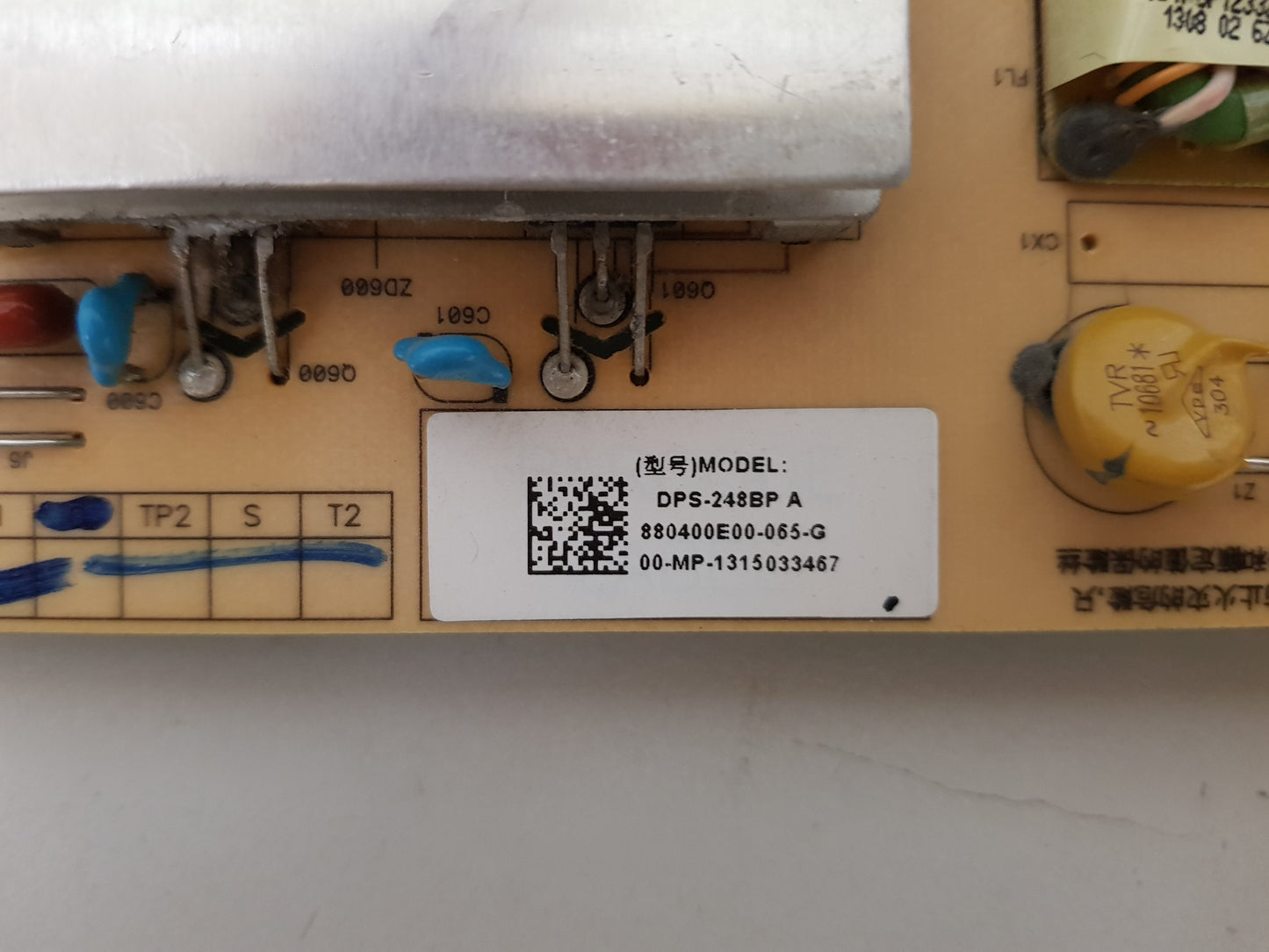 SONY 70R550A POWER SUPPLY BOARD DPS-248BP A 2950315403
