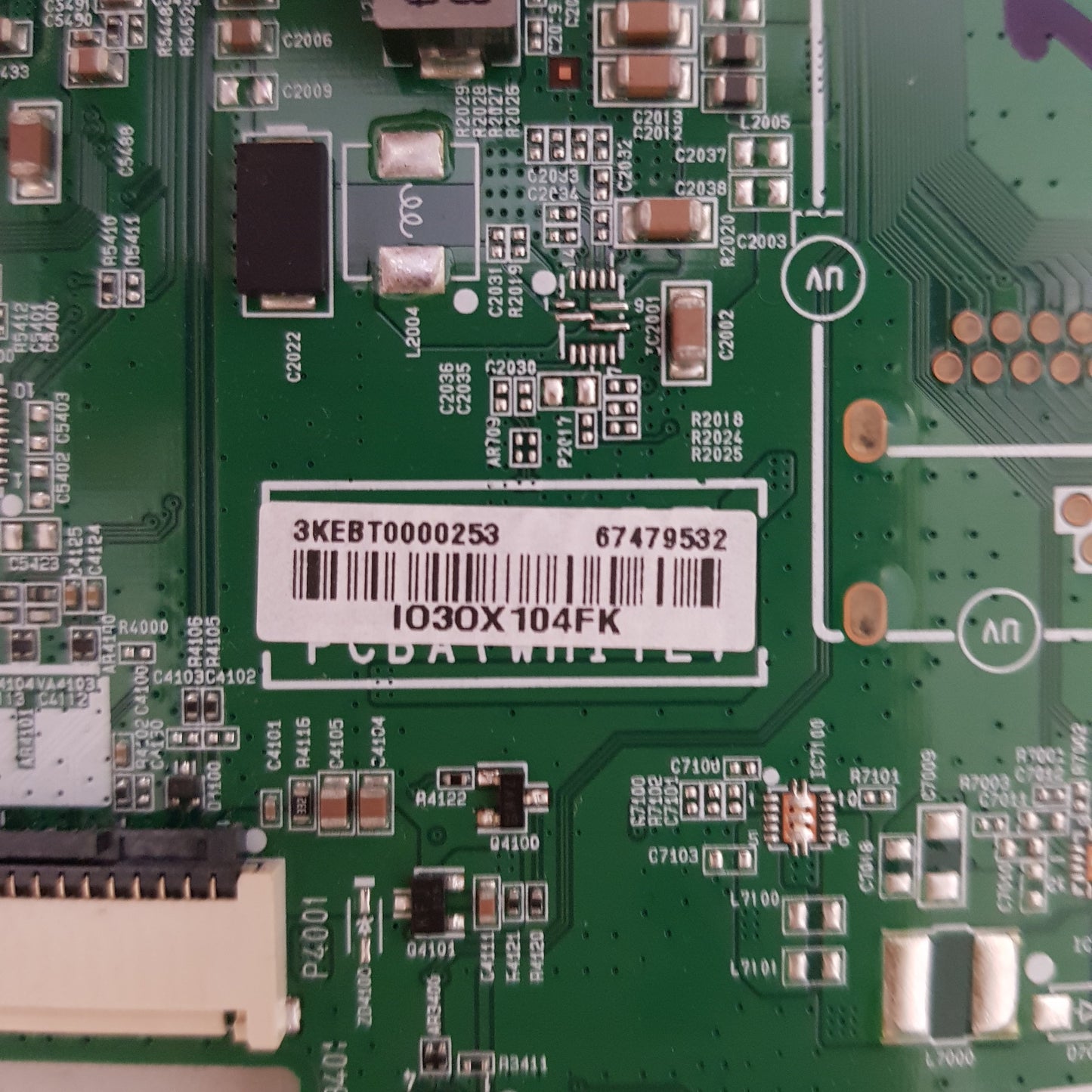 LG OLED 65C3PSA .AAUQLJD MAIN BOARD EAX69982305 1.0 67479532