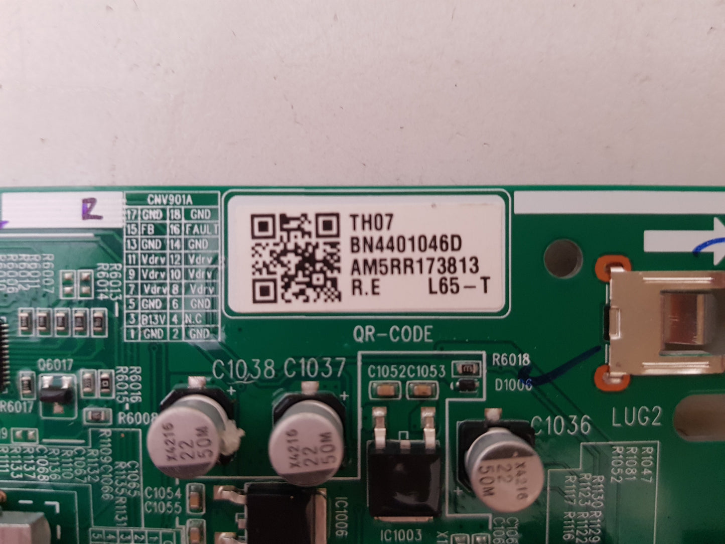 SAMSUNG QA65Q80AAW LED DRIVER BOARD BN44-01046D L65S8ND_THS