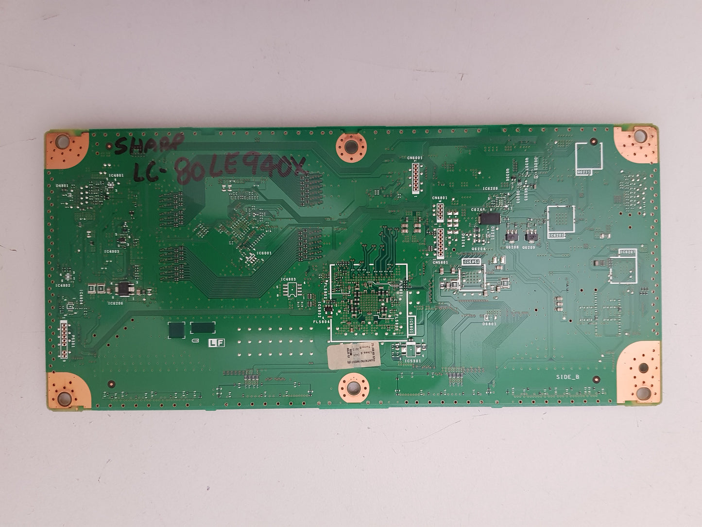 SHARP LC-80LE940X T-CON BOARD QPWBXF961WJZZ QKITPF961WJTX DUNTKF961WE07