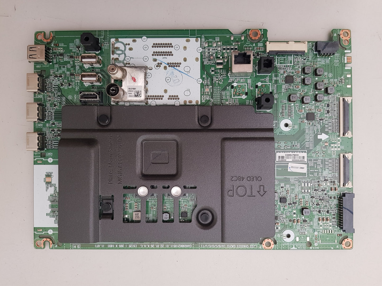 LG OLED 48C2PSA .AAUQLJD MAIN BOARD EAX69802105 1.0 66956702