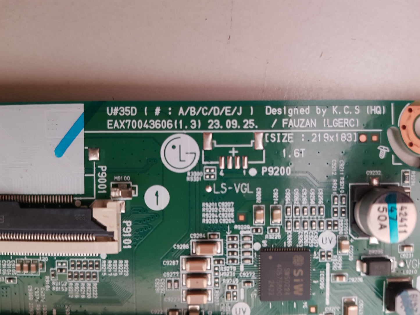 LG 50UT8050PSB .AAUULJD MAIN BOARD EBT67840202 EAX70043606 1.3