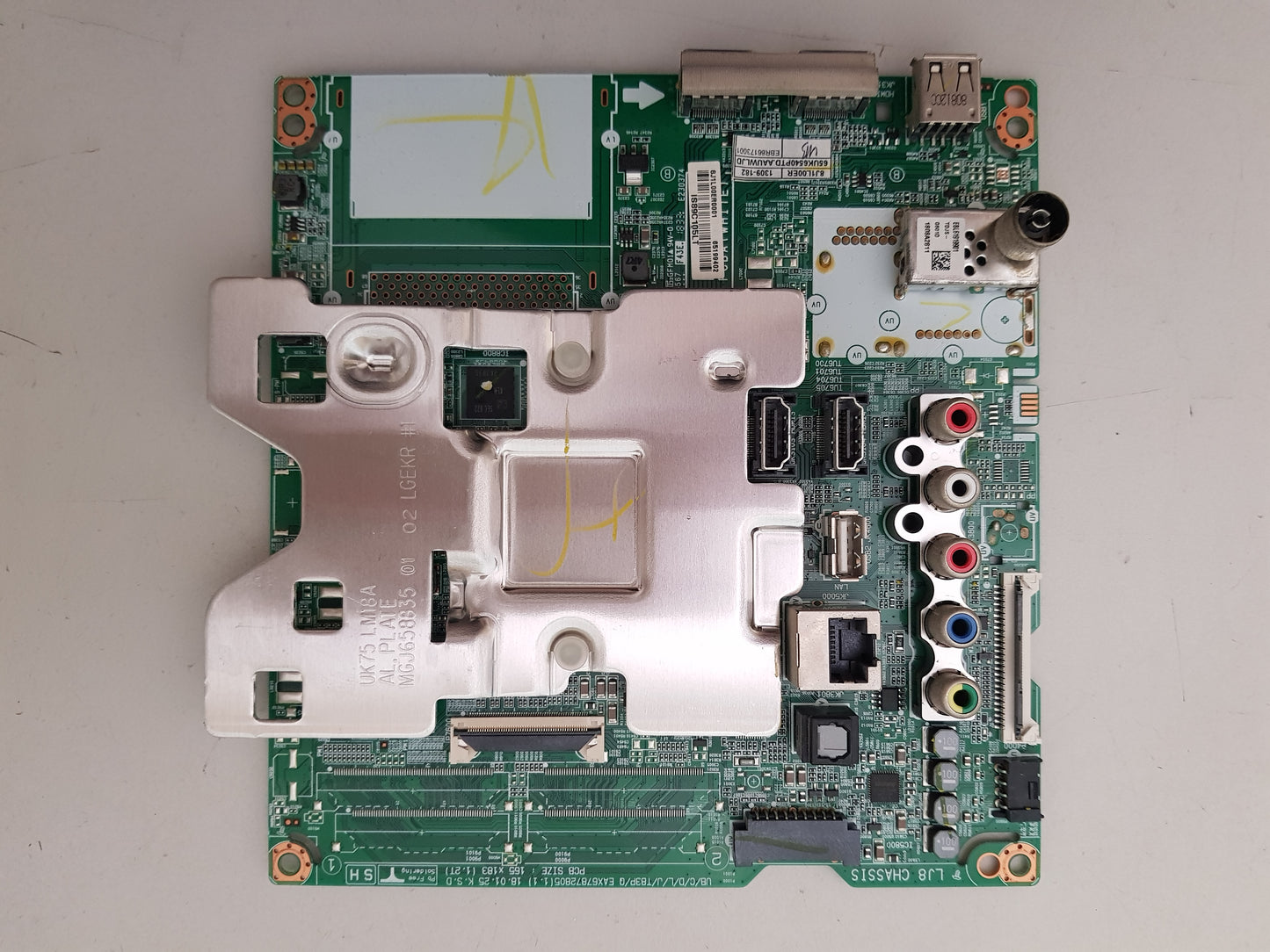 LG 65UK6540PTD .AAUWLJD MAIN BOARD EAX67872805 1.1 EBR86173001 65199402