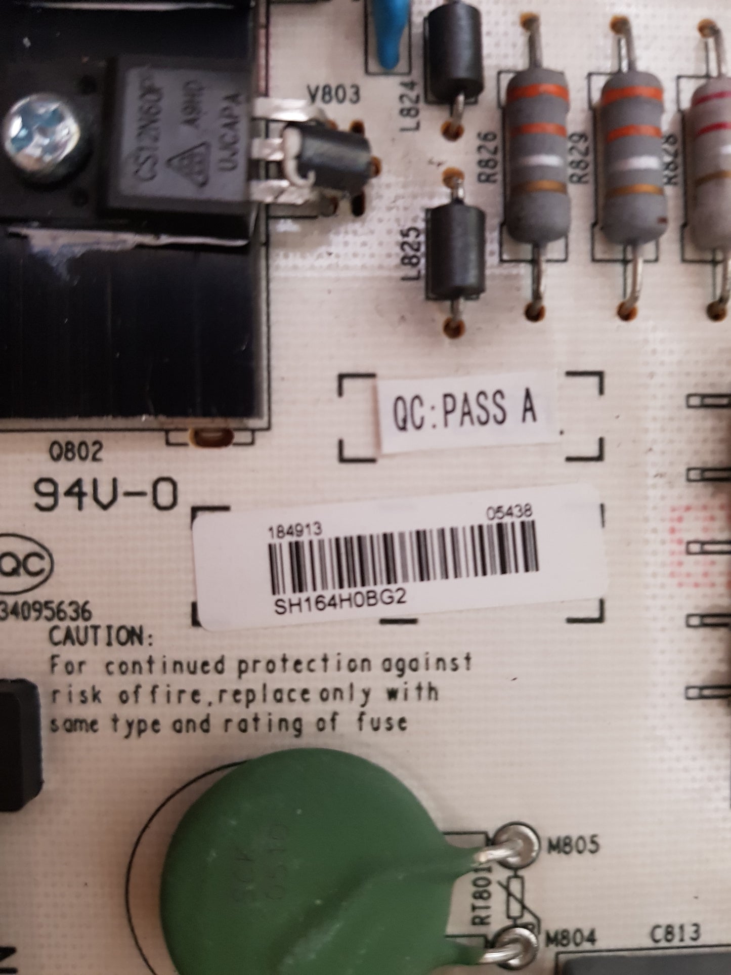 HISENSE 58K322UW POWER SUPPLY BOARD RSAG7.820.6106 HLL-5060WB 184913