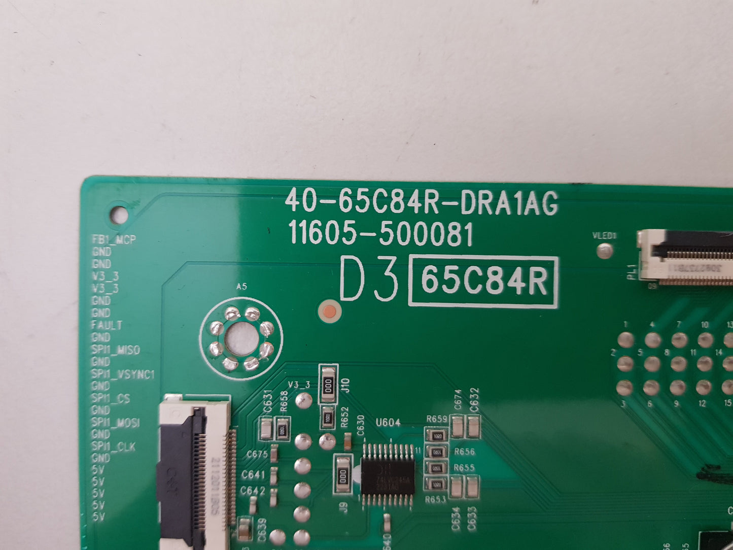 TCL 65C845 LED DRIVER BOARD (RIGHT) 40-65C84R-DRA1AG 11605-500081 65C84R