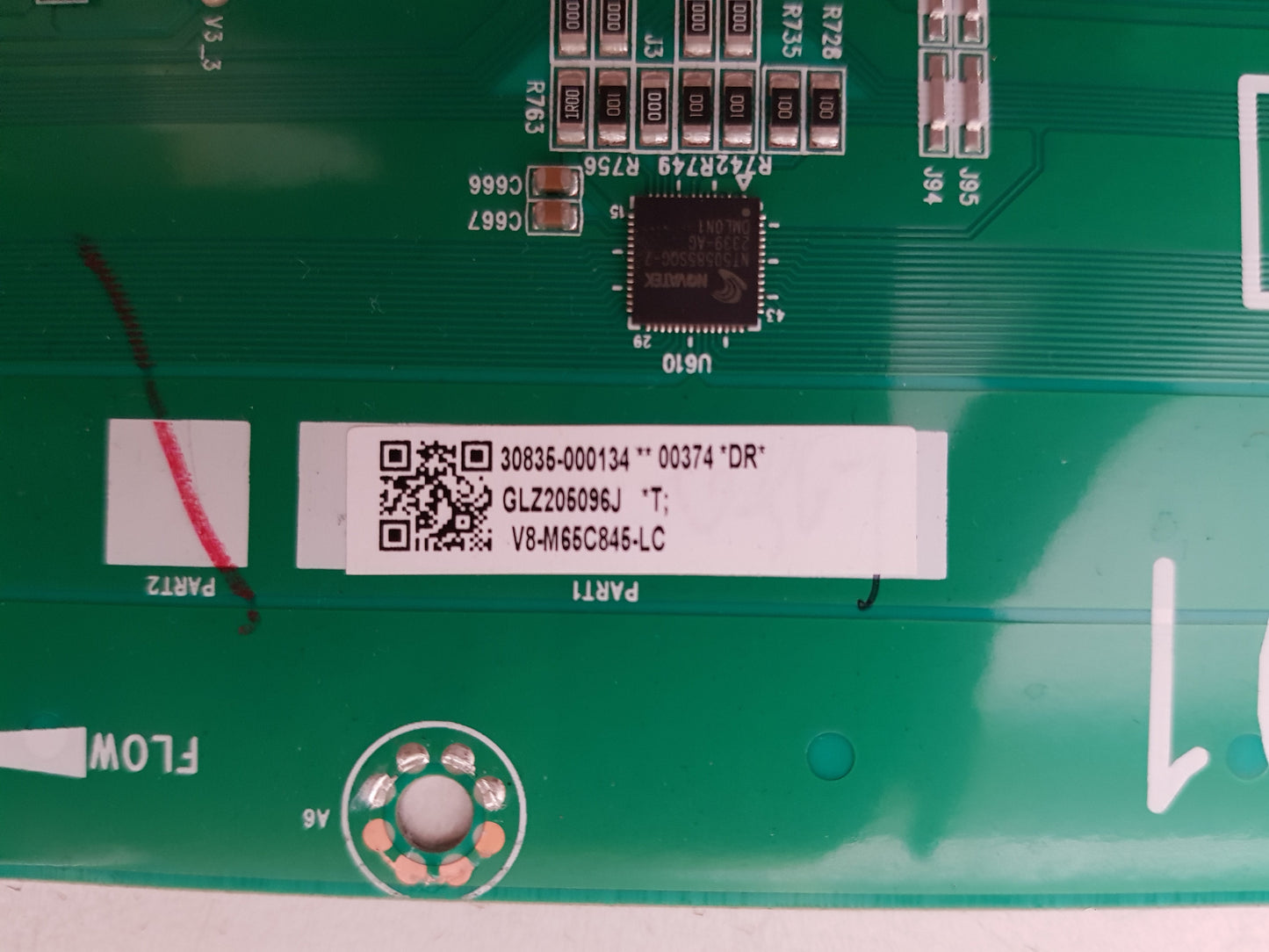 TCL 65C845 LED DRIVER BOARD (LEFT) 11605-500094 40-65C84L-DRB1AG
