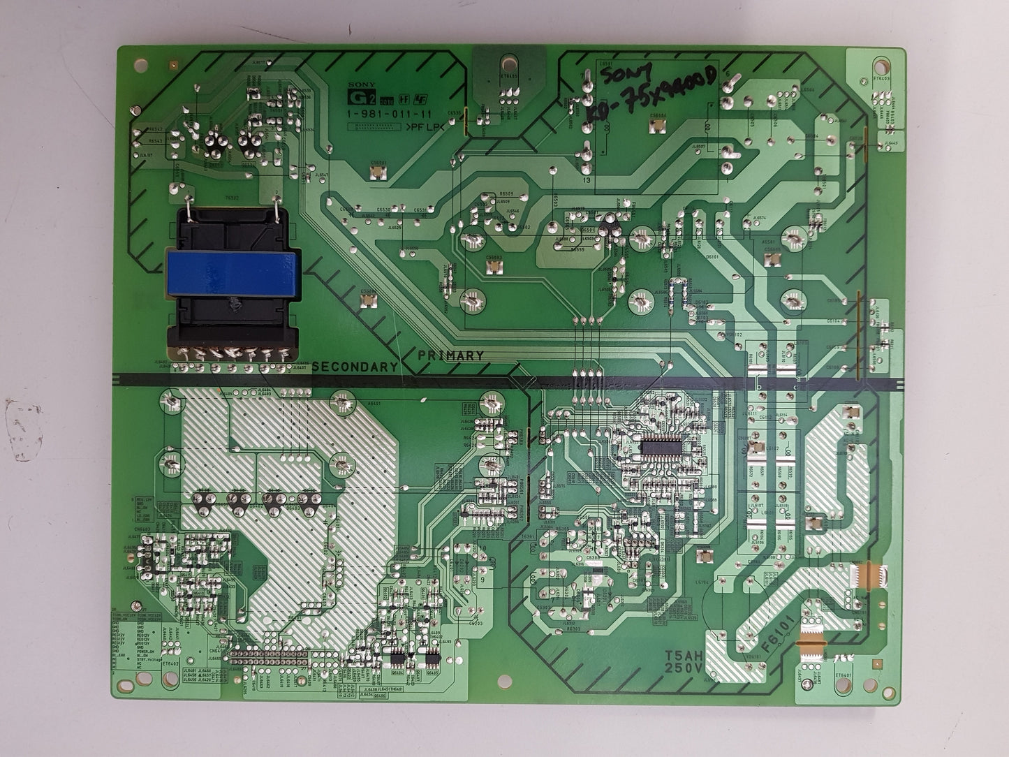 SONY KD- 75X9400D POWER SUPPLY BOARD G2 1-981-011-11 APS-401 147465011