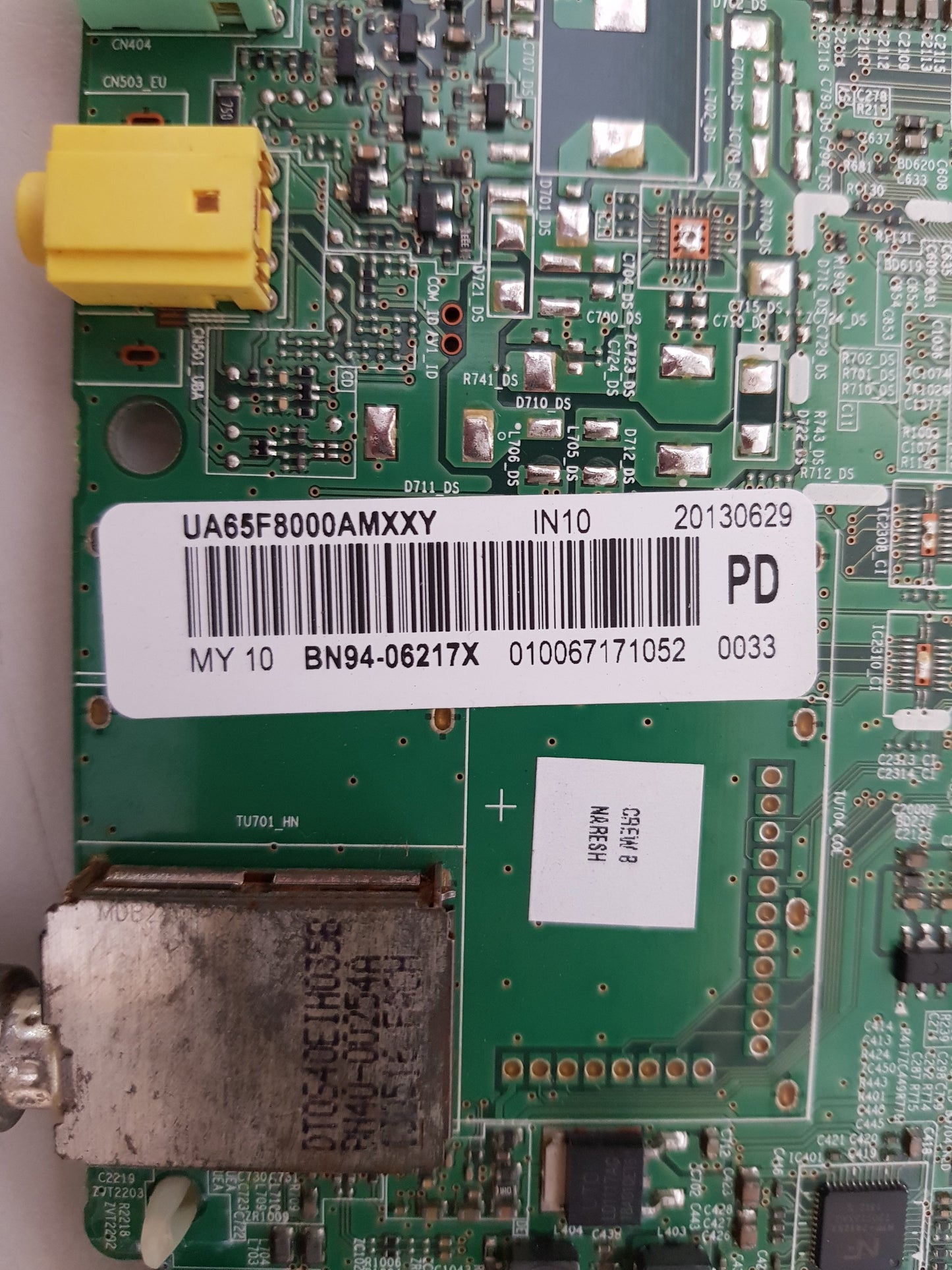 SAMSUNG UA65F8000 AMXXY (VER MO01) MAIN BOARD BN94-06217X BN41-01959B
