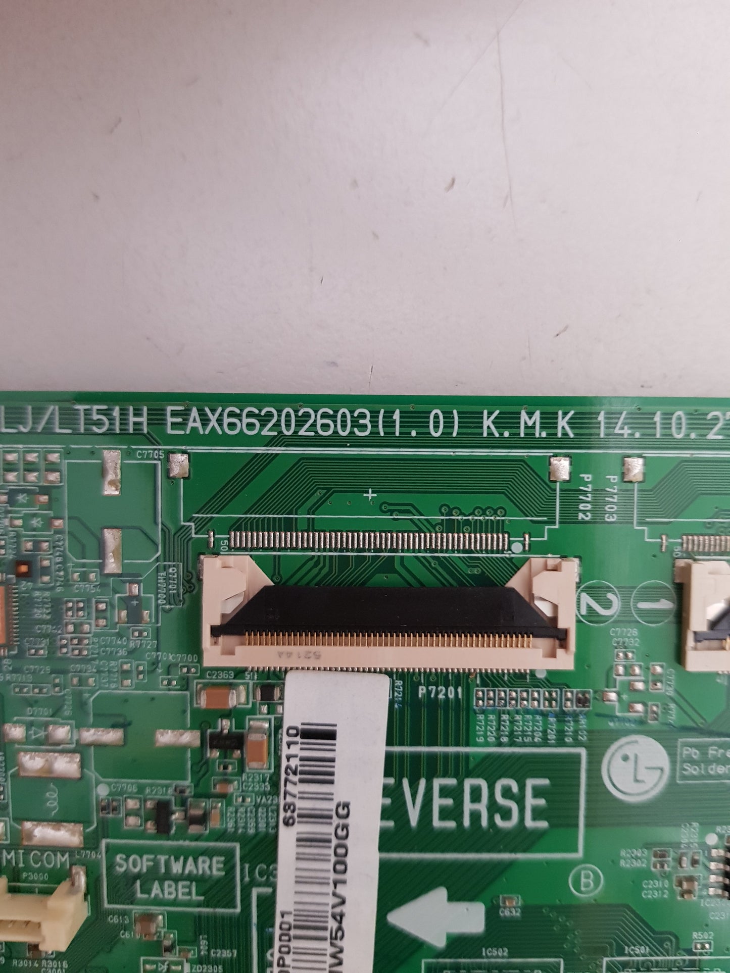 LG 60LF6300 MAIN BOARD EBT63772110 EAX66202603 1.0