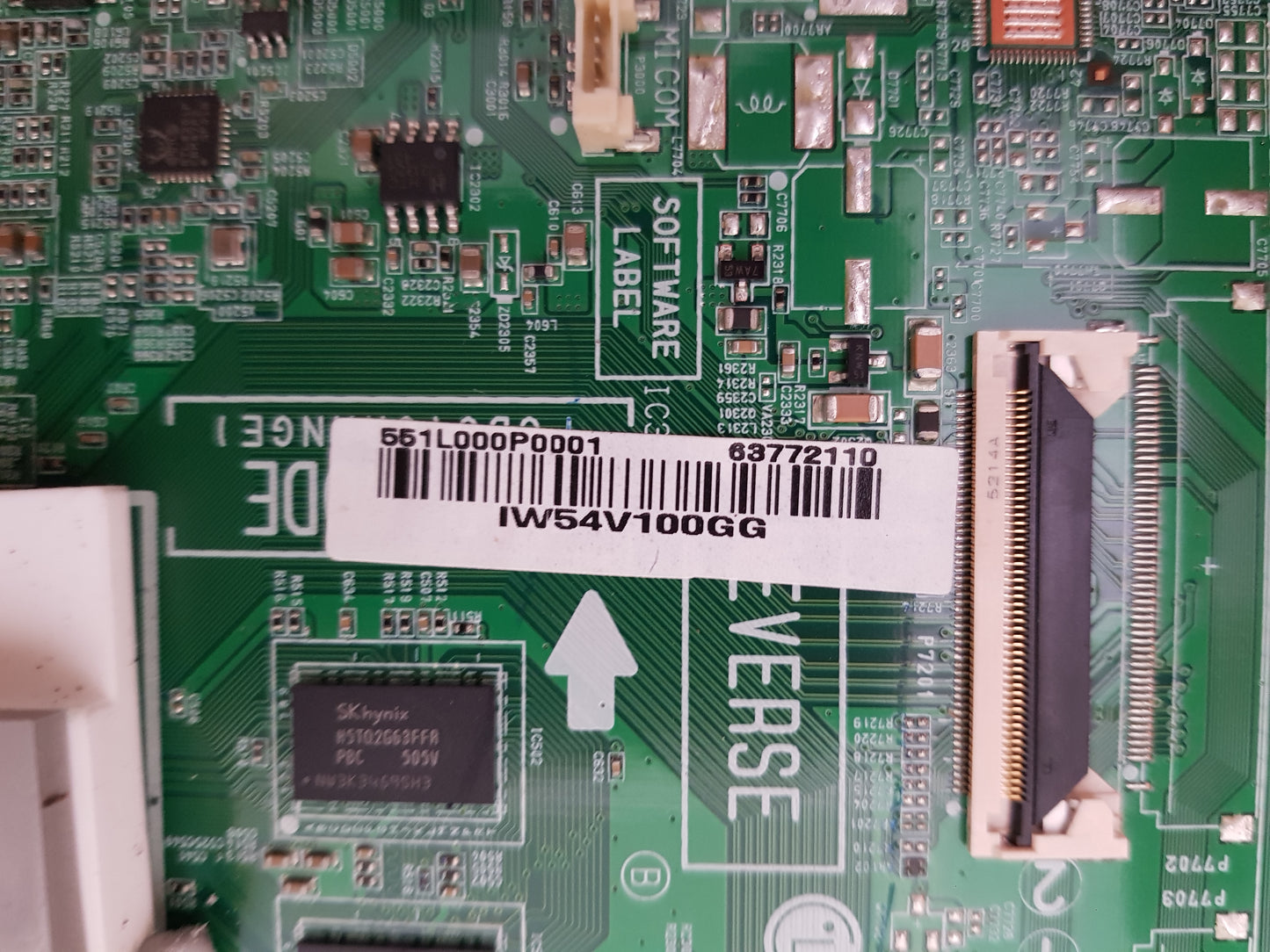 LG 60LF6300 MAIN BOARD EBT63772110 EAX66202603 1.0