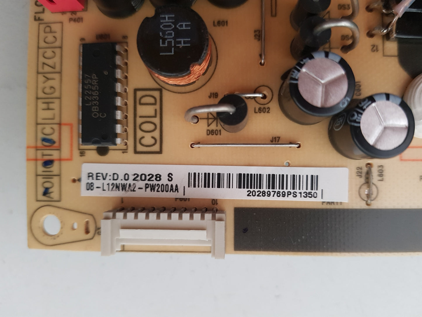 FFALCON 55UF1 POWER SUPPLY BOARD 08-L12NWA2-PW200AA