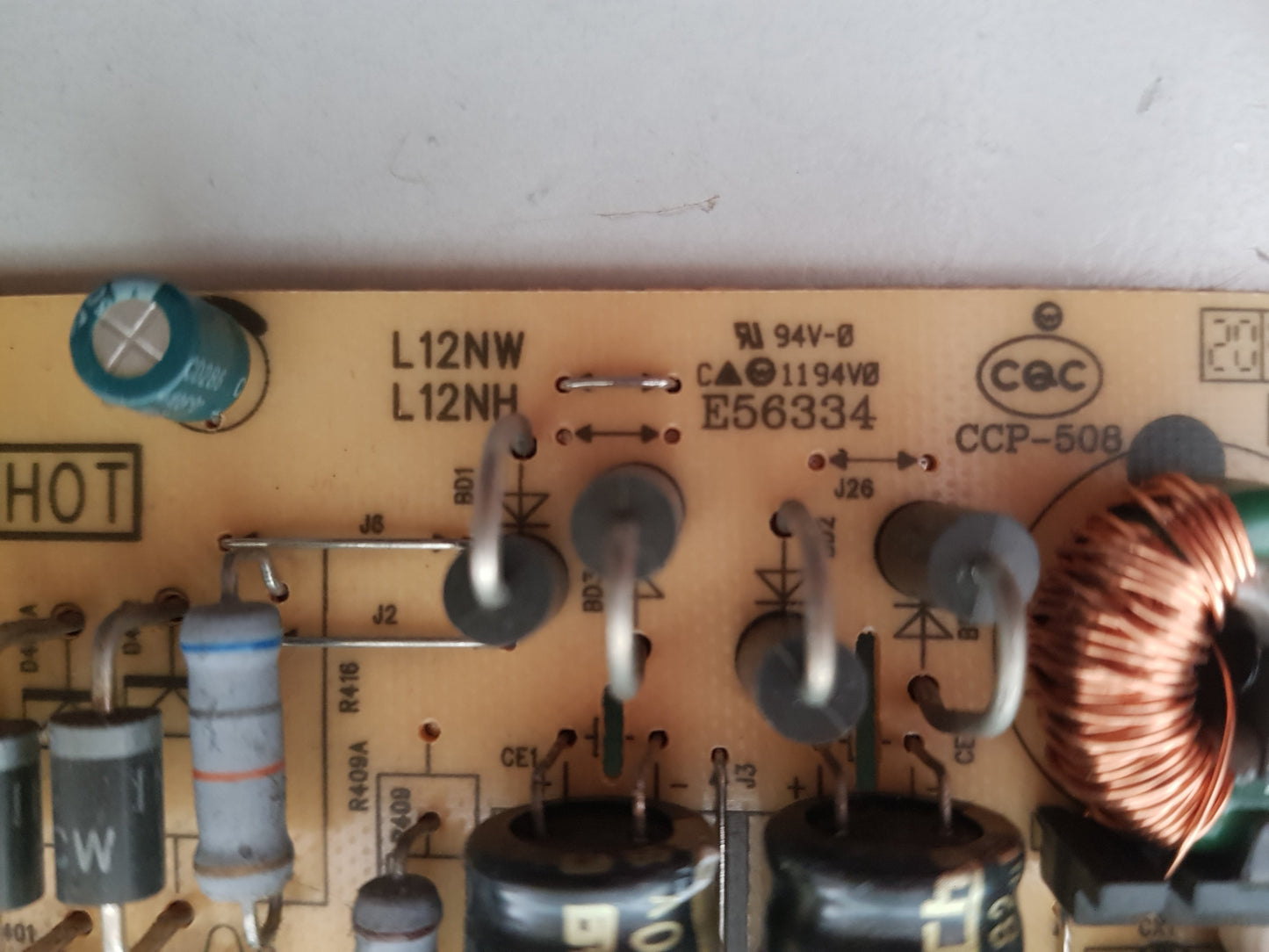 FFALCON 55UF1 POWER SUPPLY BOARD 08-L12NWA2-PW200AA