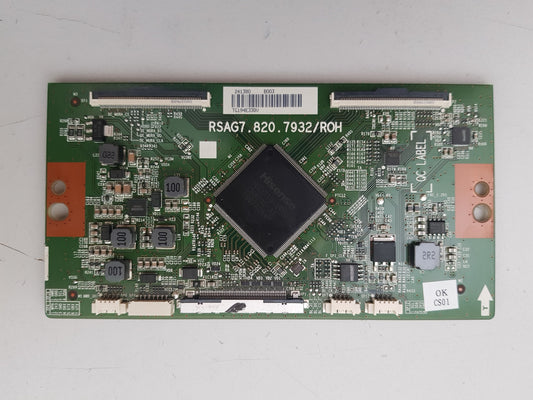 HISENSE 55R6 T-CON BOARD RSAG7.820.7932 241380