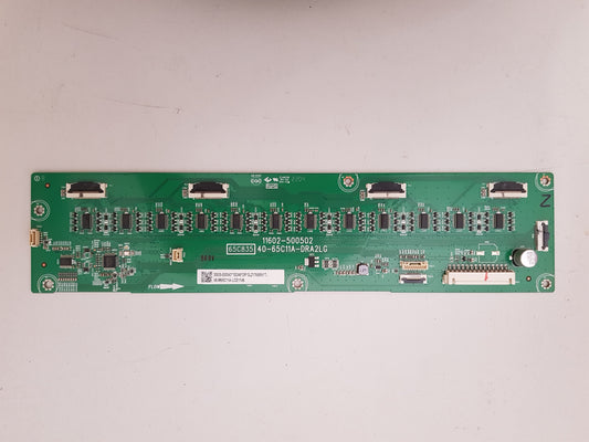 TCL 65C835 LED DRIVER BOARD 11602-500502 40-65C11A-DRA2LG