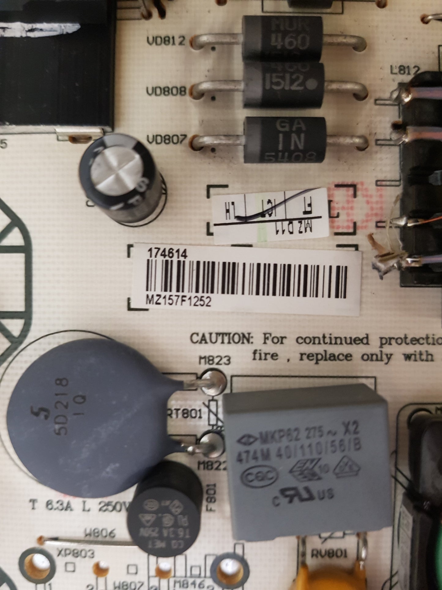 HISENSE 50K321UW POWER SUPPLY BOARD RSAG7.820.56877 HLL-4855WT 174614