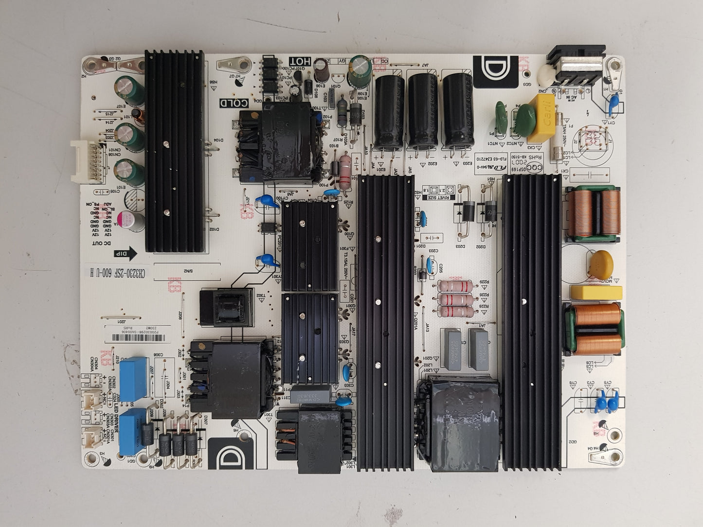 HITACHI 65UHDSM8 POWER SUPPLY BOARD CH3230-2SF 600-U H