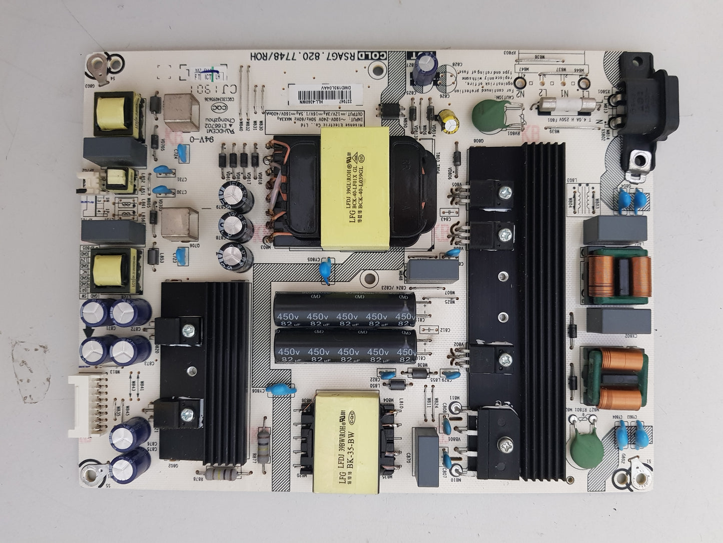 HISENSE 58R5 POWER SUPPLY BOARD RSAG7.820.7748 HLL-4360WN 227047