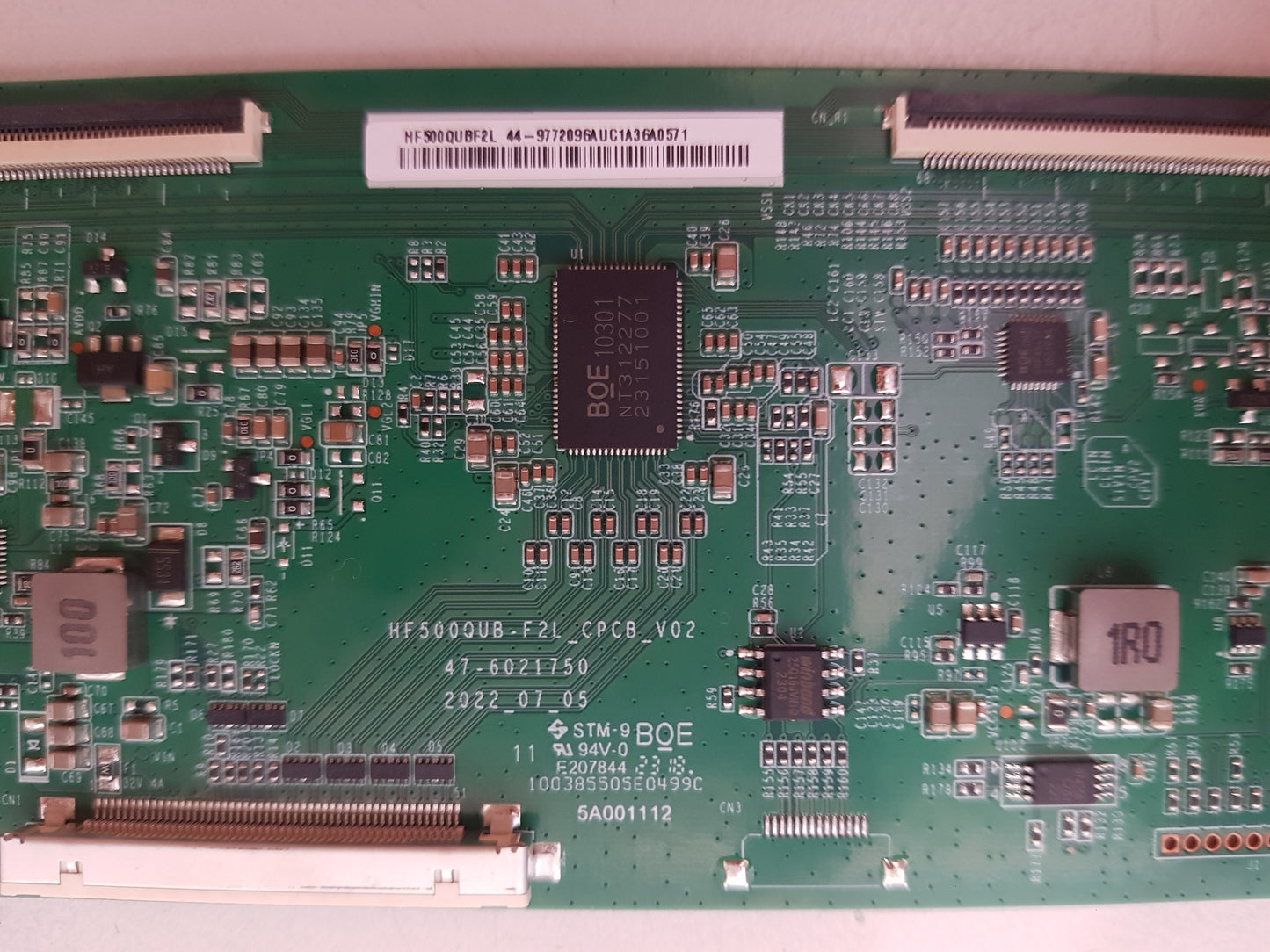 SONY KD- 50X77L T-CON BOARD HF500QUBF2L  HF500QUB-F2L_CPCB_V02