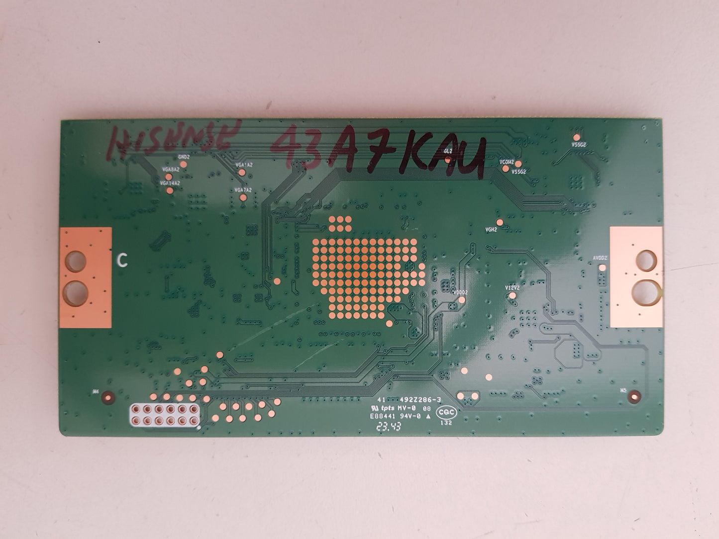 HISENSE 43A7KAU T-CON BOARD RSAG7.820.13016 340350