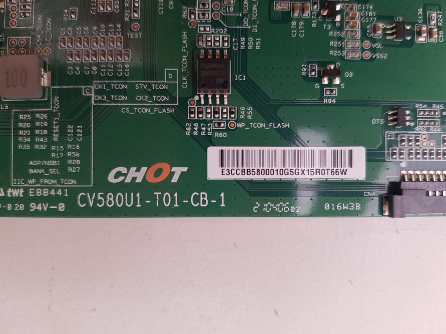 HISENSE 58A6G T-CON BOARD CV580U1-T01-CB-1