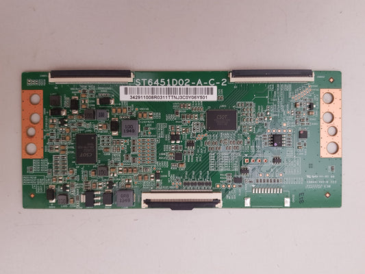 HITACHI 65UHDSM8 T-CON BOARD ST6451D02-A-C-2