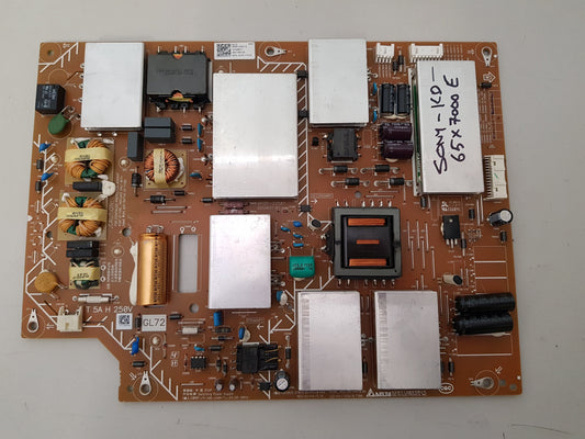 SONY KD- 65X7000E POWER SUPPLY BOARD GL72 APDP-225A1 A