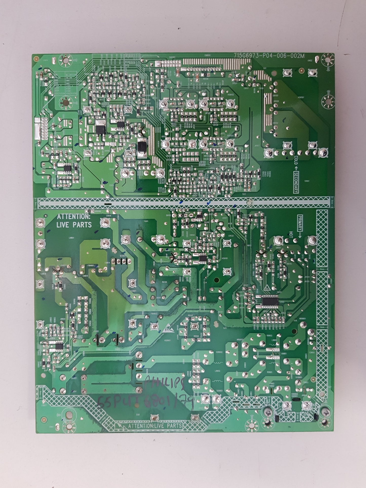 PHILIPS 55PUT6801/79 POWER SUPPLY BOARD 715G6973-P04-006-002M