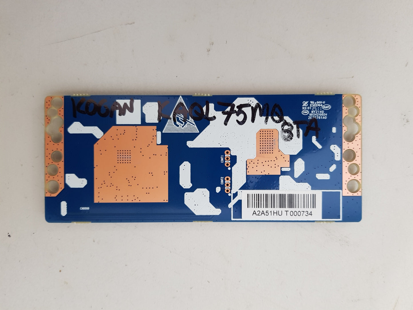 KOGAN KAQL75MQ8TA T-CON BOARD TC-U-A-0369