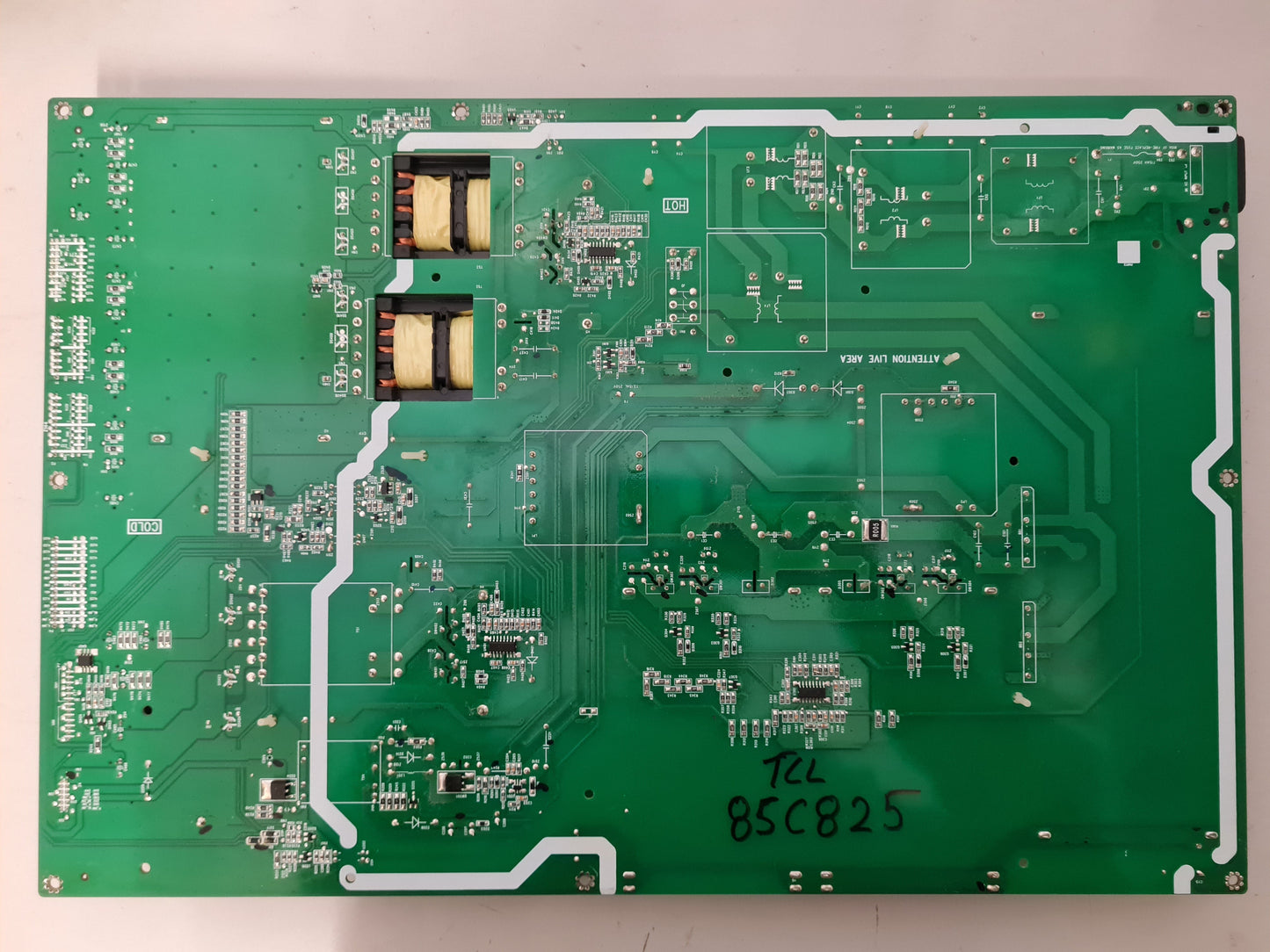 TCL 85C825 POWER SUPPLY BOARD 40-P802HL-PWB2LG 08-P802W0L-PW200AA