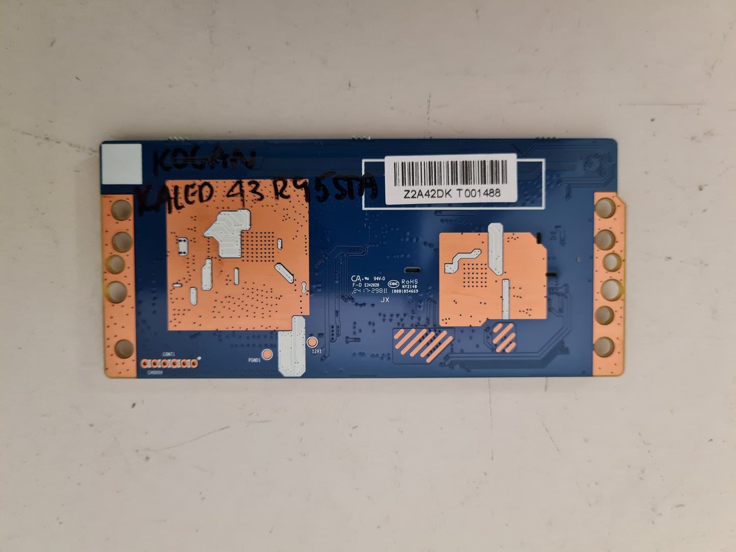 KOGAN KALED43R95STA T-CON BOARD JUC7.820.00299611