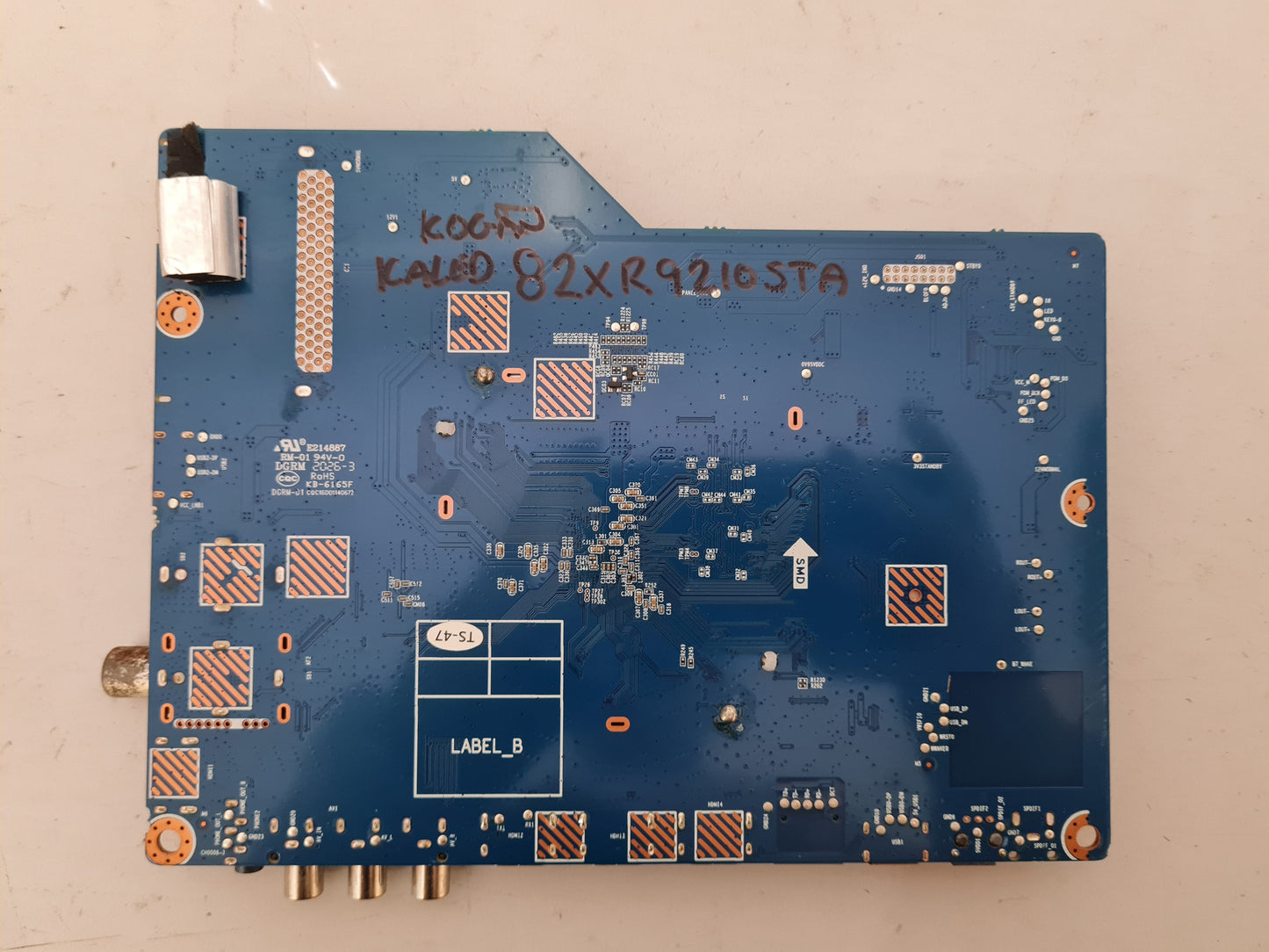 KOGAN KALED82XR9210STA MAIN BOARD JUC7.820.00243914 HLS93FJ-IU-1