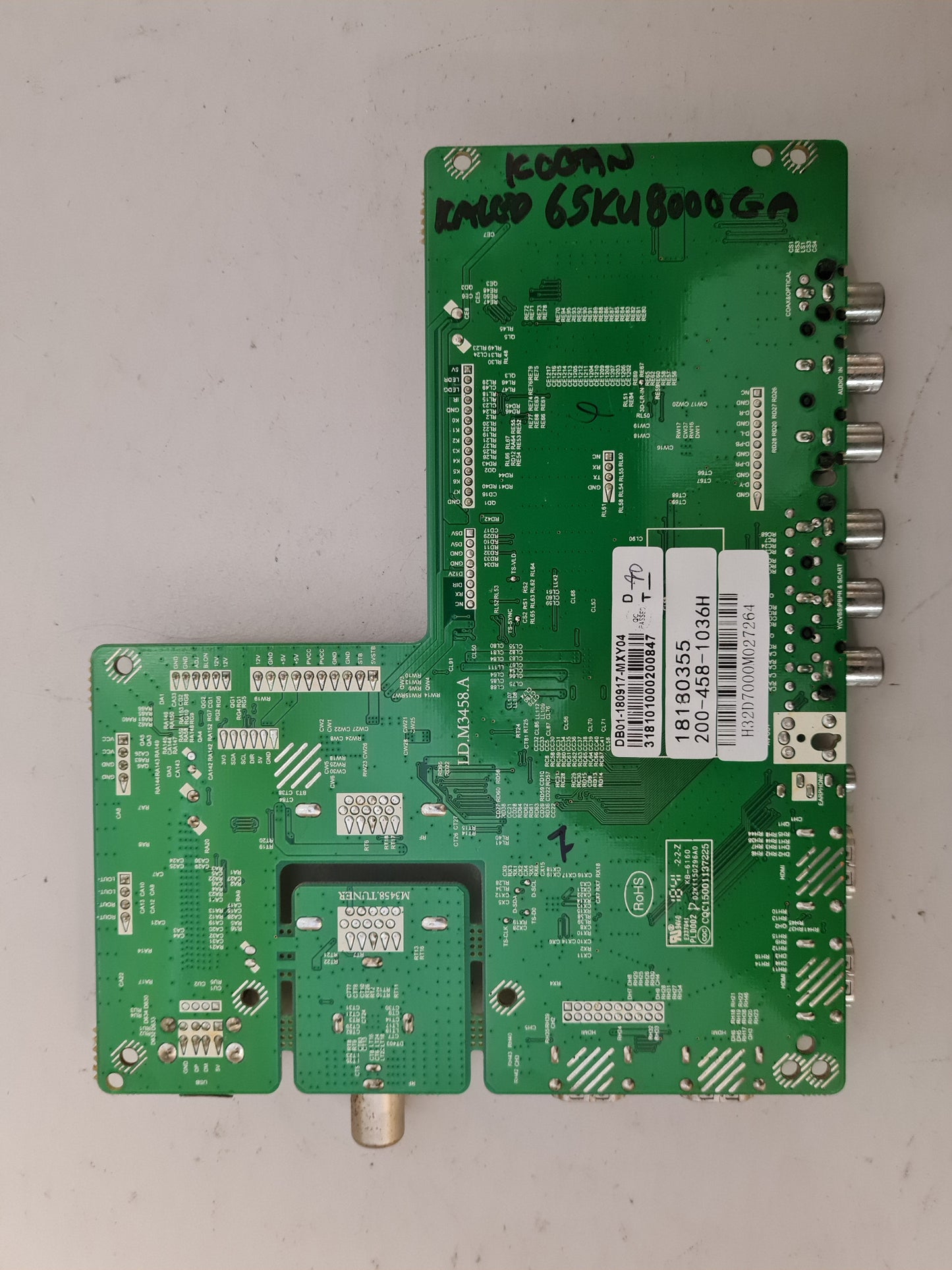 KOGAN KALED65KU8000GA MAIN BOARD LD.M3458.A