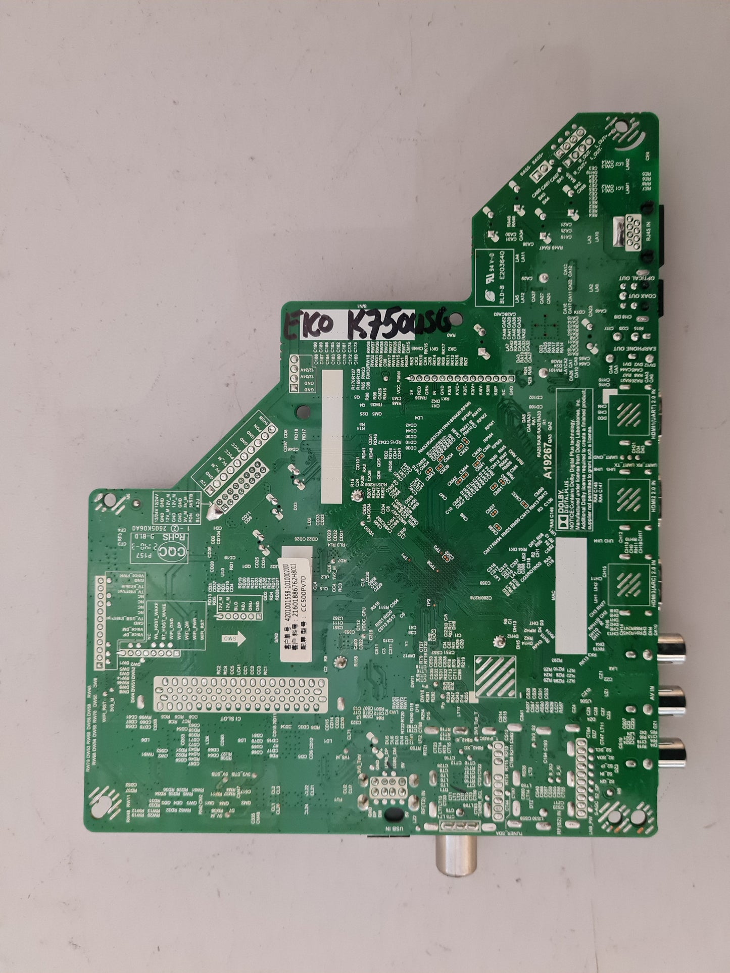 EKO K750USG MAIN BOARD TD.MS6886.762