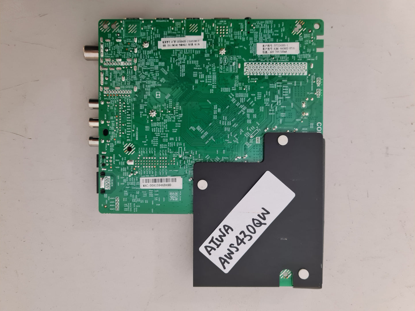 AIWA AWS430QW MAIN BOARD TPD.SK331.PB801 (T)