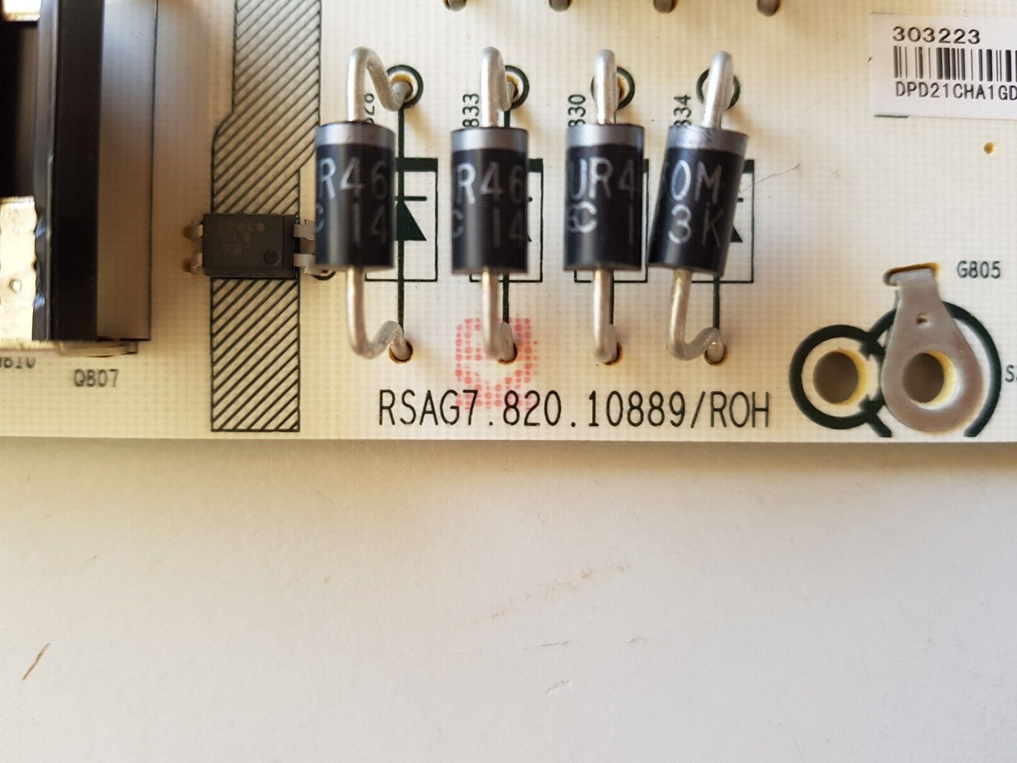 GENUINE HISENSE 65A7G POWER SUPPLY BOARD RSAG7.820.10889 303223